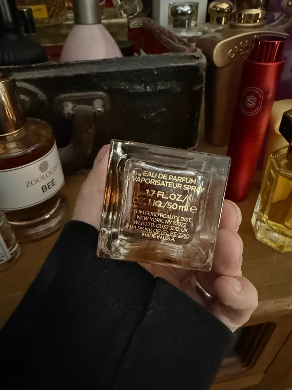Tom Ford Ébène Fumé 50 ml Bottle - Black and Amber